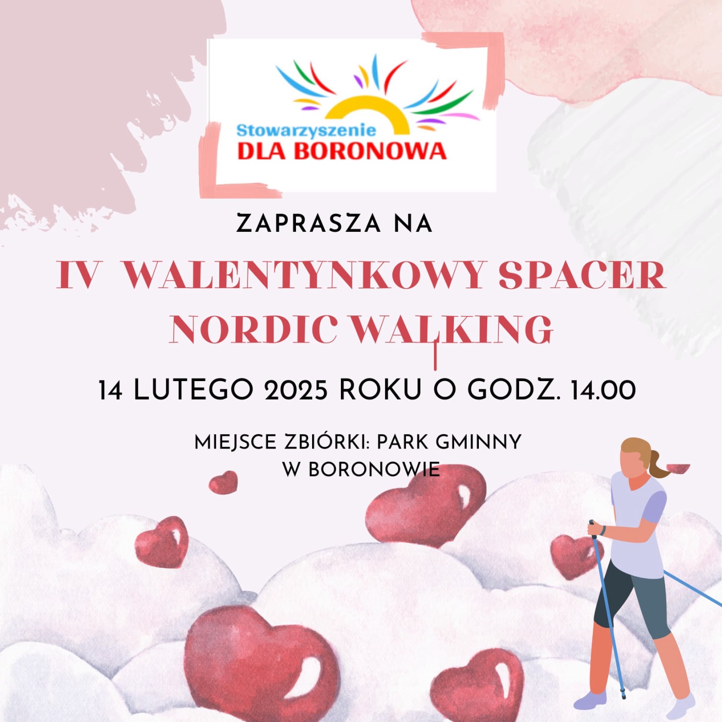 Spacer walentynkowy